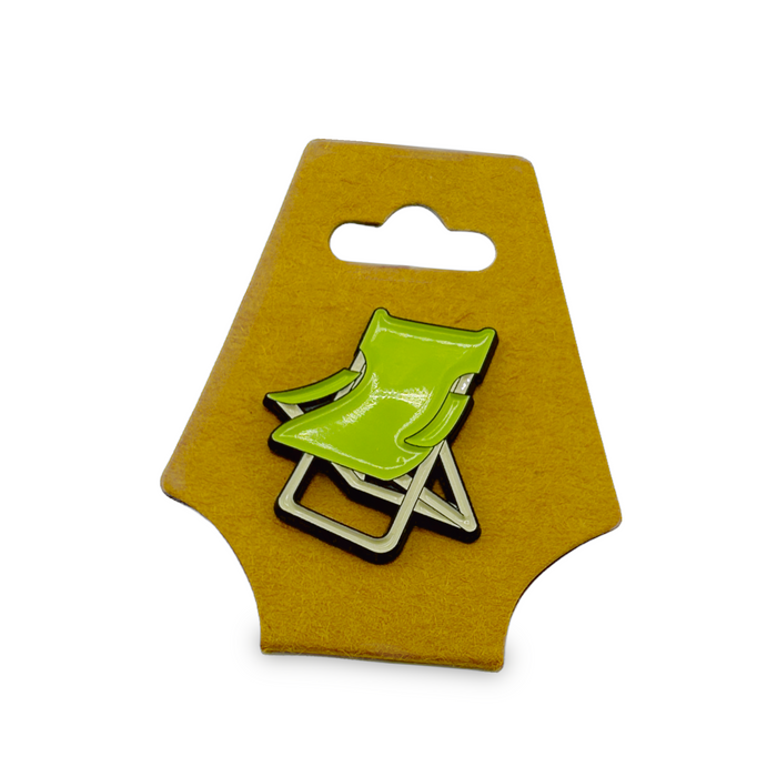 Camping Enamel Pin