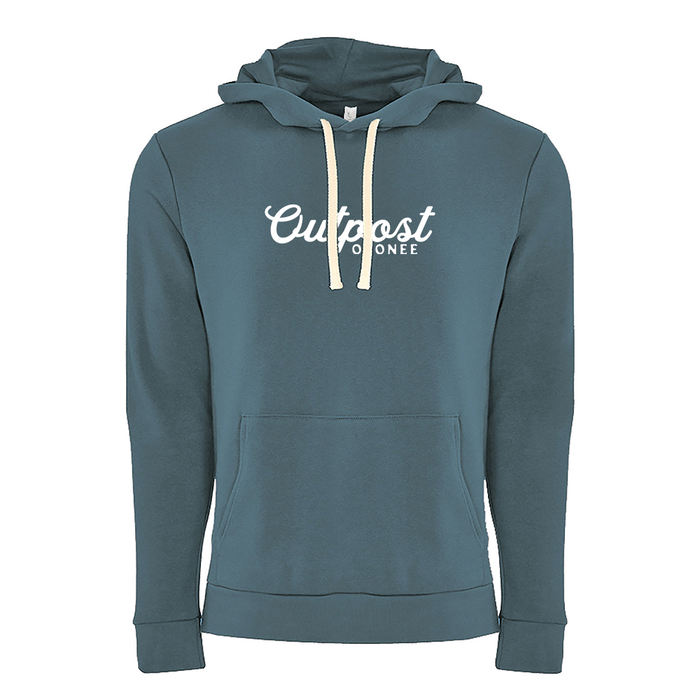 Outpost Oconee Classic Logo Hoodie - Antique Denim