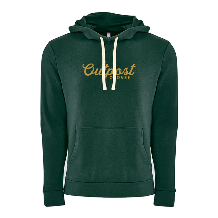 Outpost Oconee Classic Logo Hoodie - Forest Green & Gold Logo