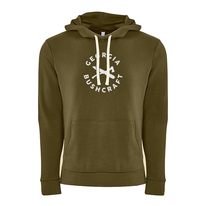 Georgia Bushcraft Original Logo Hoodie - Military Green