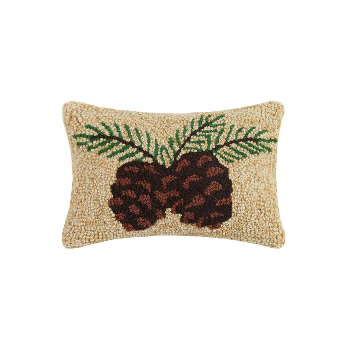 Pine Cone Hook Pillow