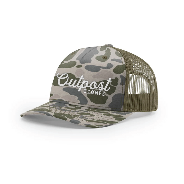 Classic Outpost Logo Hat - Marsh Duck Camo