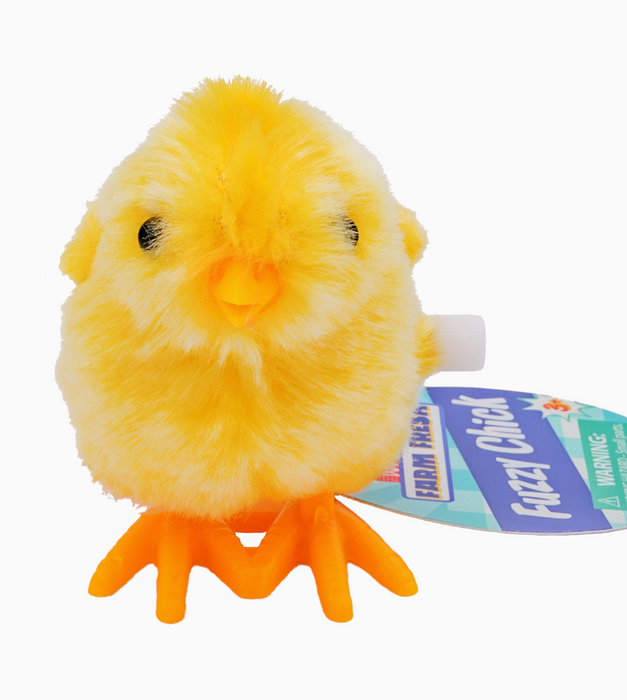 Farm Fresh Yellow Fuzzy Chick Wind Ups, Spring, Hopping